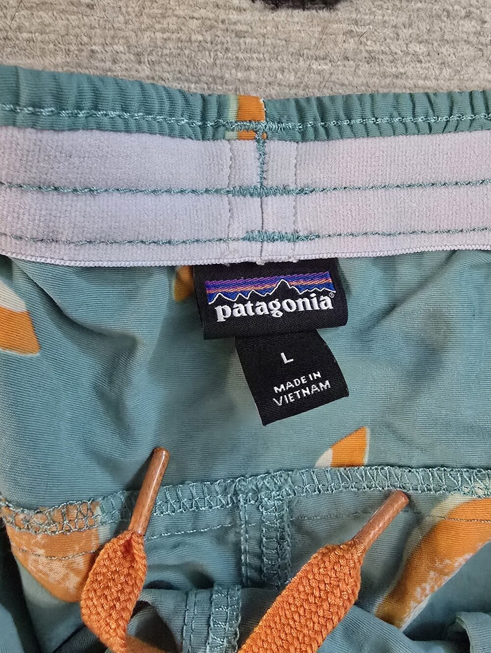 Patagonia Melons Light Beryl Green Baggies Shorts - Picture 3 of 4